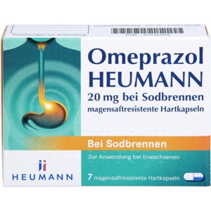 OMEPRAZOL Heumann 20 mg b.Sodbr.magensaftr.Hartk. Produktbild