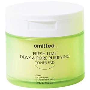 Omitted Fresh Lime Dewy & Pore Purifying Toner Pad 70pcs produkt bild
