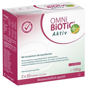 OMNi-BiOTiC Aktiv 2X60 g Pulver Produktbild