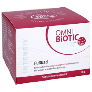 OMNi BiOTiC SKiN Fußbad INTENSIV 110 g Pulver Produktbild