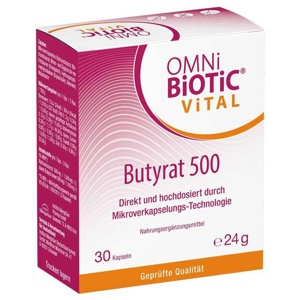 Omni Biotic Vital Butyrat 500 Kapseln, 30 St Kapseln Produktbild