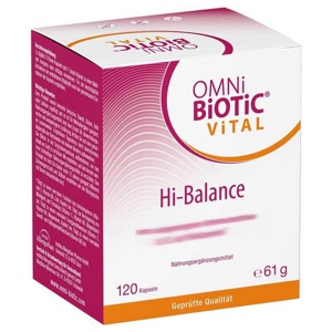 Omni Biotic Vital Hi-Balance Kapseln, 120 St Kapseln Produktbild
