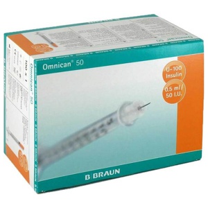 OMNICAN Insulinspr.0,5 ml U100 m.Kan.0,30x12 mm e. Produktbild