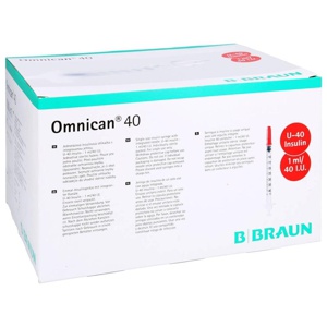 OMNICAN Insulinspr.1 ml U40 m.Kan.0,30x8 mm einz. Produktbild
