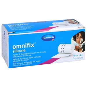 OMNIFIX silicone Fixiervlies 10 cmx2 m Produktbild