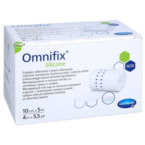 OMNIFIX silicone Fixiervlies 10 cmx5 m Produktbild