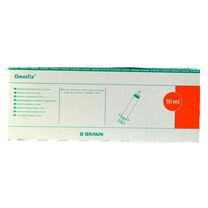 Omnifix sprøjte luer lock 10 ml - 100 stk. produktbillede