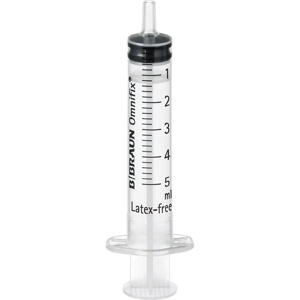 Omnifix sprøyte 5 ml luer 100 stk produktbilde