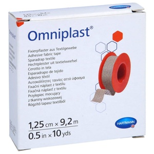 Omniplast Fixierpflaster Textilgew.1,25 cmx9,2 m, 1 St Pflaster Produktbild