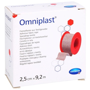 Omniplast Fixierpflaster Textilgew.2,5 cmx9,2 m, 1 St Pflaster Produktbild