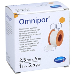 OMNIPOR Fixierpflaster Vlies 2,5 cmx5 m Produktbild