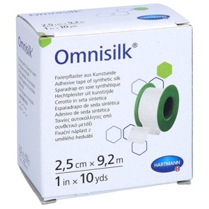 OMNISILK Fixierpflaster Kunstseide 2,5 cmx9,2 m Produktbild