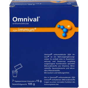 OMNIVAL orthomolekul.2OH immun 7 TP Granulat Produktbild