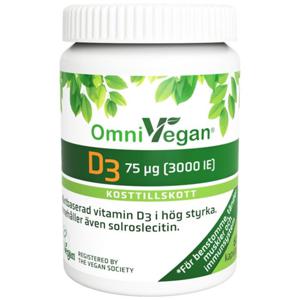 OmniVegan D3, 60 st produkt bild
