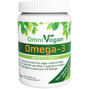 OmniVegan Omega-3 60 kapslar produkt bild