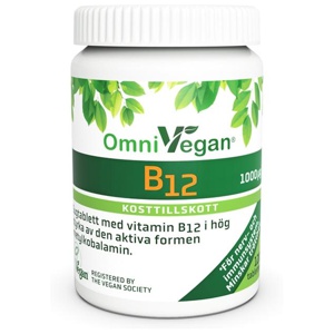 OmniVegan B12 120 tabletter produkt bild