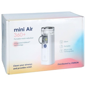 Omron mini Air 360 + Mesh Nebulizer tragbar, 1 St n.v. Produktbild