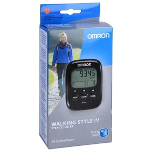 OMRON Walking Style IV Schrittzähler schwarz Produktbild
