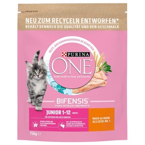Purina ONE BIFENSIS Junior Huhn 750 g Produktbild