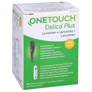 ONE TOUCH Delica Plus Lanzetten 100 St Lanzetten Produktbild