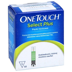 ONE TOUCH Select Plus Blutzucker Teststreifen Produktbild