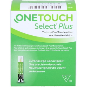 ONETOUCH Select® Plus Teststreifen, 50 St Teststreifen Produktbild