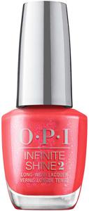 OPI Infinite Shine Left Your Texts on Red 15 ml produkt bild