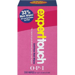 OPI Experttouch Remover Lint-Free Nail Wipes 200 pcs produkt bild