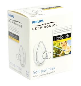 OptiChamber Diamond LiteTouch, ansiktsmask, 1-5 år (gul) Medium 1 st produkt bild
