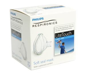 OptiChamber Diamond LiteTouch, ansiktsmask, över 5 år (blå) Large, 1 styck produkt bild