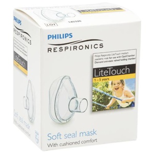 Optichamber Lite Touch maske str M 18 mnd-6 år 1 stk produktbilde