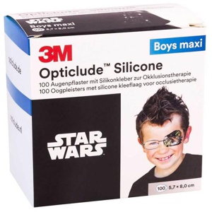 Opticlude 3M Silicone Disney Boys maxi 5,7x8 cm, 100 St Pflaster Produktbild