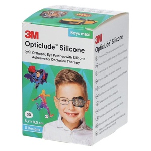 OPTICLUDE Silicone boys maxi 5,7x8 cm 2739PB Produktbild