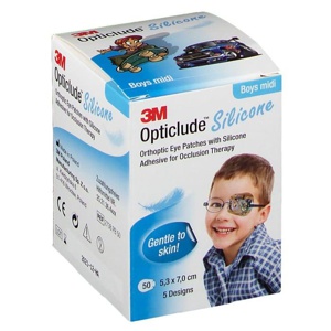 OPTICLUDE Silicone boys midi 5,3x7 cm 2738PB Produktbild