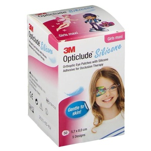 OPTICLUDE Silicone girls maxi 5,7x8 cm 2739PG Produktbild