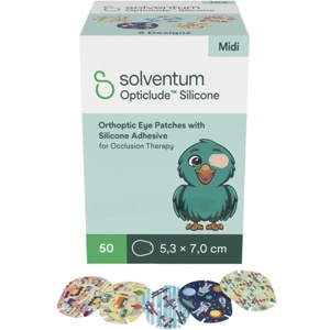 Opticlude Silicone Midi 2738PB øyelapper bil/fly 50 stk produktbilde