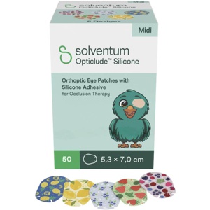 Opticlude Silicone Midi 2738PG øyelapper frukt/bær 50 stk produktbilde