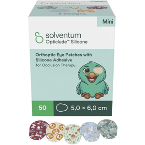 Opticlude Silicone Mini 2737PB øyelapper blå/dyr 50 stk produktbilde