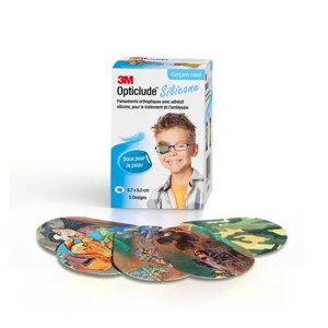 Opticlude Silicone øyelapper gutt maxi 5,7x8cm 50 stk produktbilde