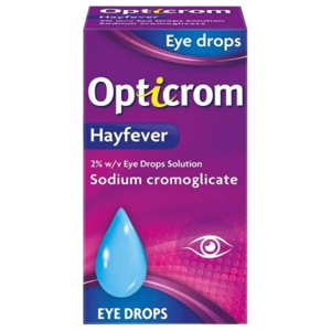 Opticrom Hayfever Eye Drops 10ml product image