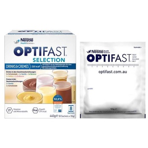 Optifast Selection Drinks & Cremes, 8X55 g Pulver Produktbild