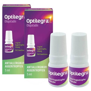 Optilegra 1 mg / ml Augentropfen Lösung, 2x5 ml Augentropfen Produktbild