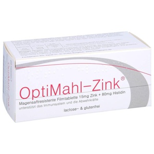 OPTIMAHL Zink 15 mg Tabletten Produktbild