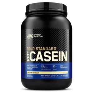 Optimum Nutrition 100% Casein, Creamy Vanilla, 924 g produkt bild