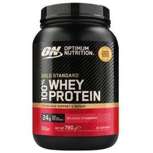 100% Whey Gold Standard Jordbær 780 g produktbillede