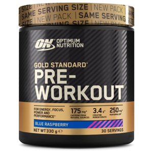 Optimum Nutrition Gold Standard Pre-Workout, Blue raspberry, 330 g produkt bild