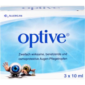Optive Augentropfen 3X10 ml Augentropfen Produktbild