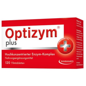 Optizym hochkonzentrierter Enzym-Komplex Filmtabletten, 120 St Filmtabletten Produktbild