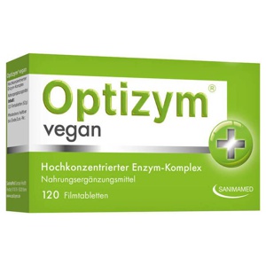 Optizym vegan Filmtabletten, 120 St Filmtabletten Produktbild