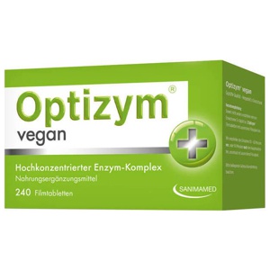 Optizym vegan Filmtabletten, 240 St Filmtabletten Produktbild